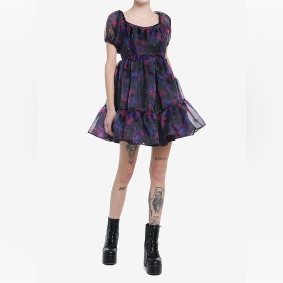 Cosmic Aura Galaxy Tiered Organza Dress, medium - Picture 5 of 7